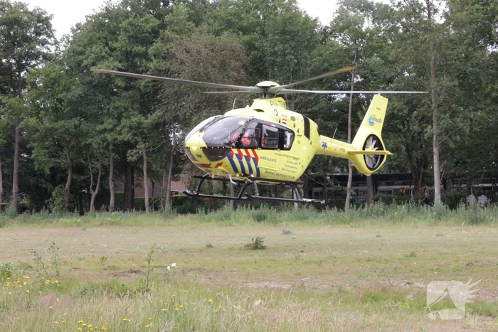 Inzet traumahelikopter trekt veel bekijks