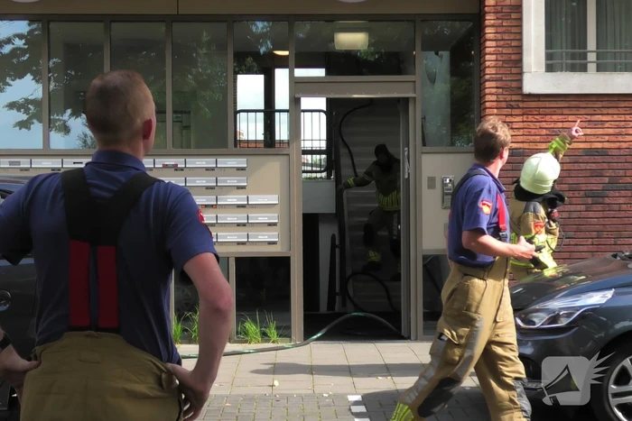 Brand in appartementencomplex