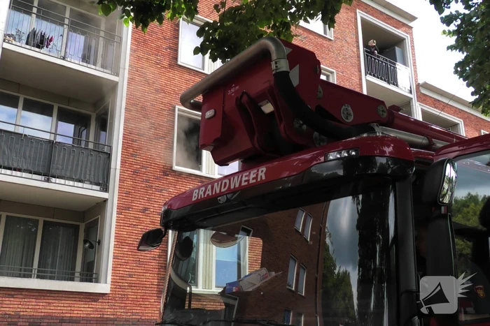 Brand in appartementencomplex