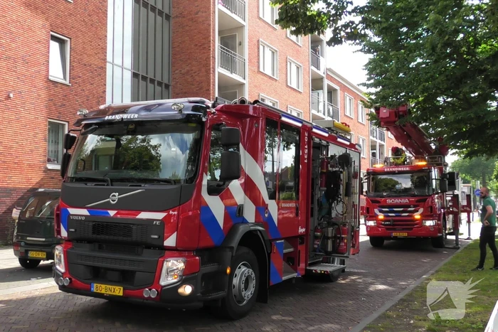 Brand in appartementencomplex