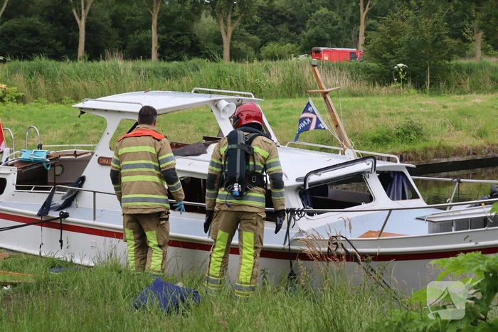 Meerdere gewonden bij brand op boot