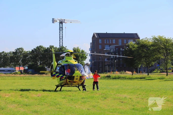 Traumahelikopter landt voor incident in voormalige zuivelfabriek Eemlandia