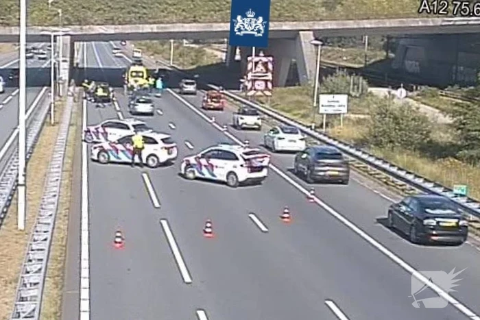 ongeval rijksweg a12 l 75,6 driebergen-rijsenburg