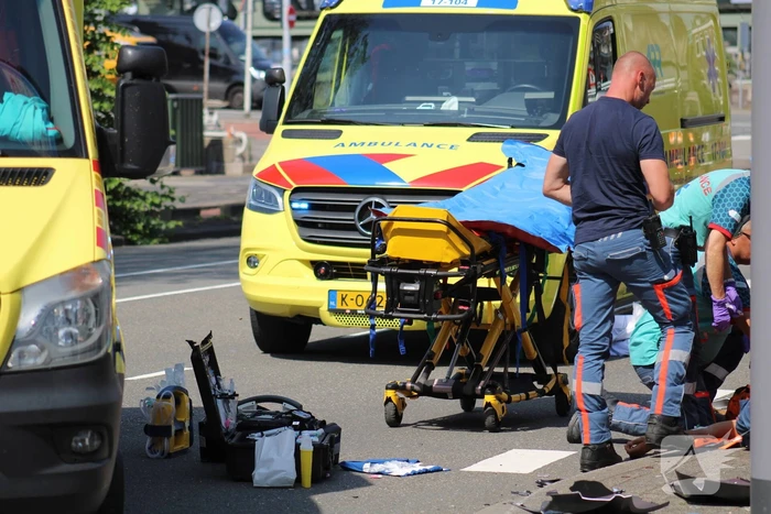 Motorrijder gewond na uitwijkmanoeuvre