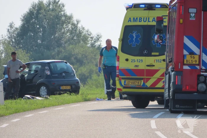 Traumahelikopter ingezet bij ernstig verkeersongeval