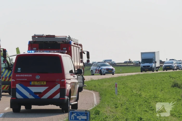 Traumahelikopter ingezet bij ernstig verkeersongeval