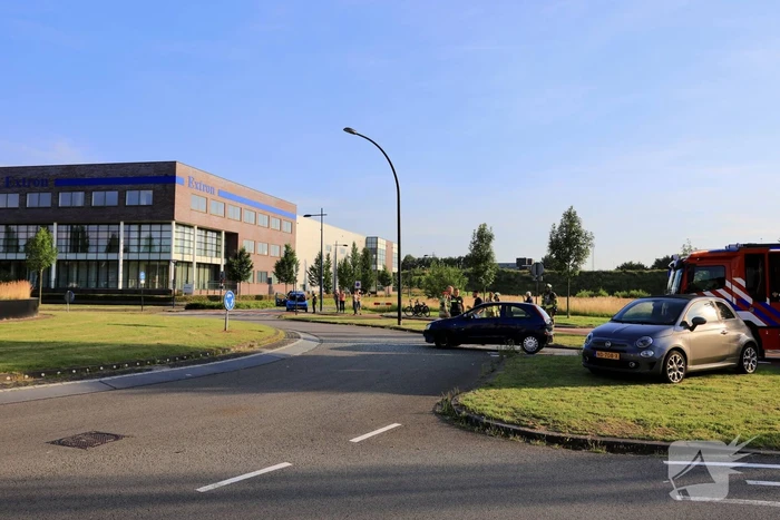 Kop-staart ongeval voor Rotonde 12