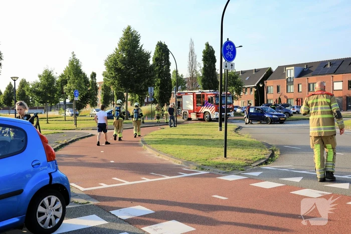 Kop-staart ongeval voor Rotonde 12