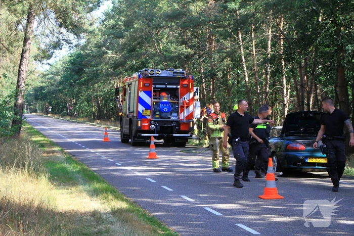 Autobrand snel onder controle