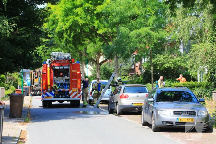 Brand in schuur van woning