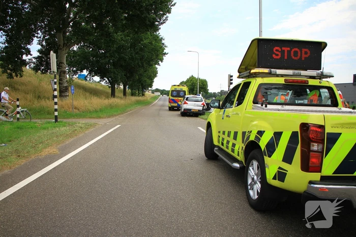 Kopstaart ongeval op toerit naar snelweg