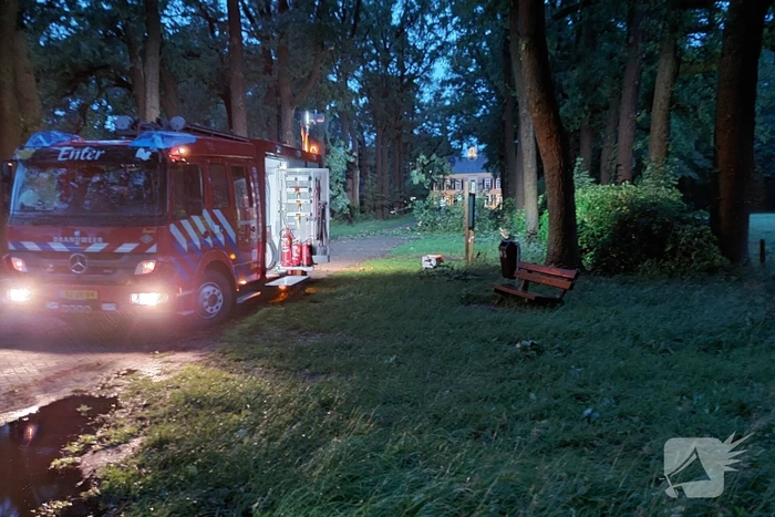 Straten onderwater door hoosbui