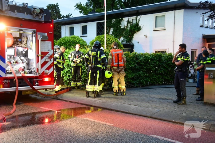 Brand in slaapkamer van woning