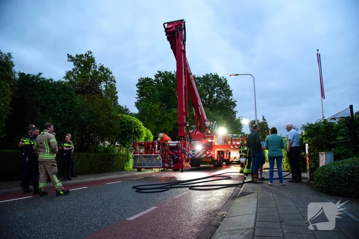 Brand in slaapkamer van woning