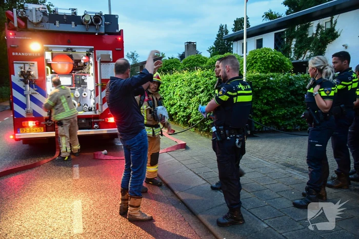 Brand in slaapkamer van woning