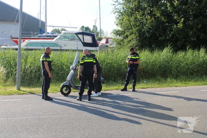 Eenzijdig ongeval scooter