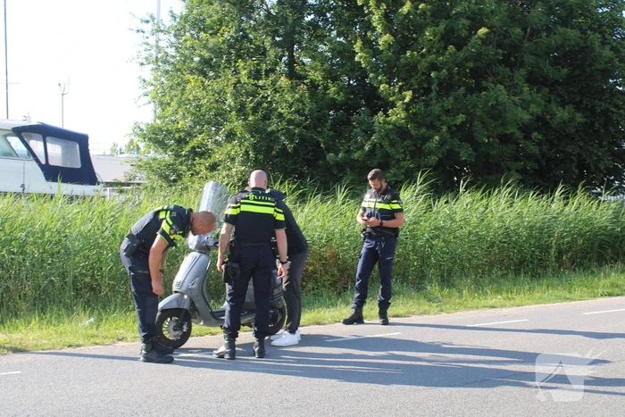 Eenzijdig ongeval scooter