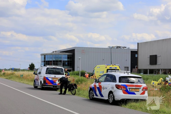 Fietser botst op andere fietser