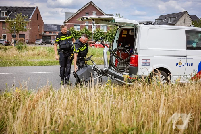 Fietser botst op andere fietser