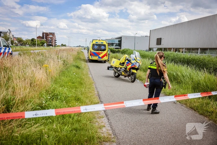 Fietser botst op andere fietser