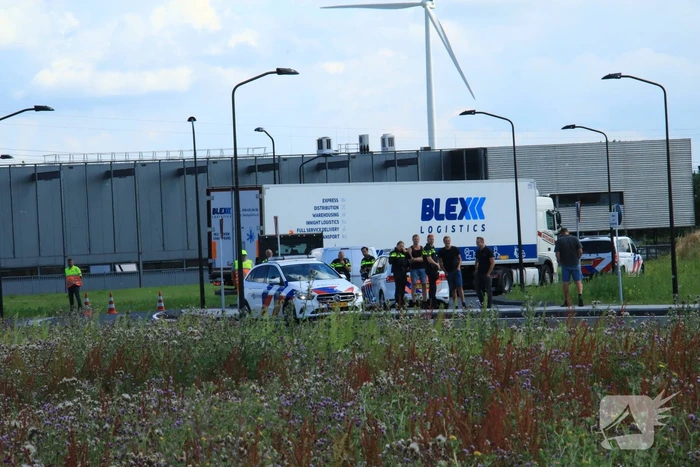 Boeren blokkade Lidl distributie centrum