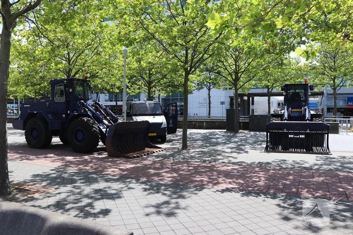 Marechaussee staat paraat rondom vliegveld
