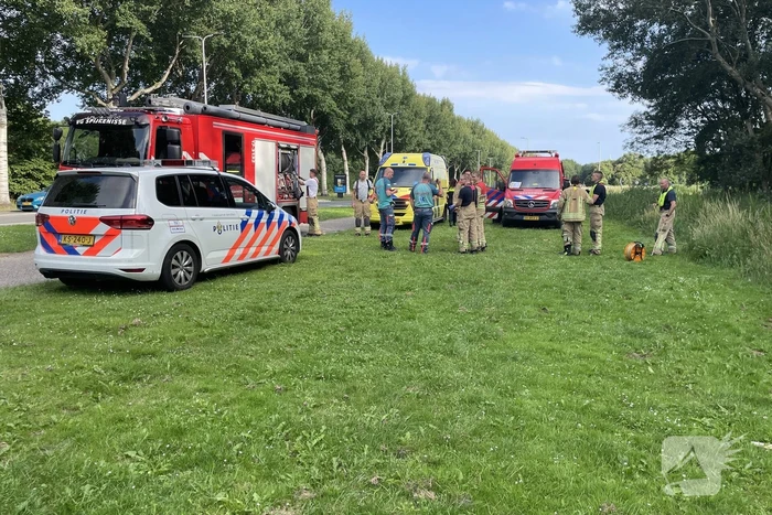 Zoekactie na aantreffen fiets in slootkant