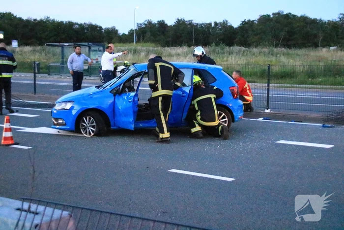 Auto flink beschadigd bij eenzijdig ongeval