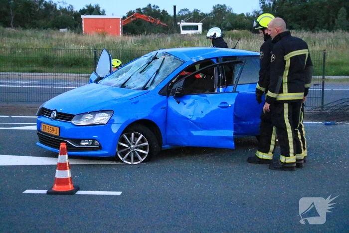 Auto flink beschadigd bij eenzijdig ongeval