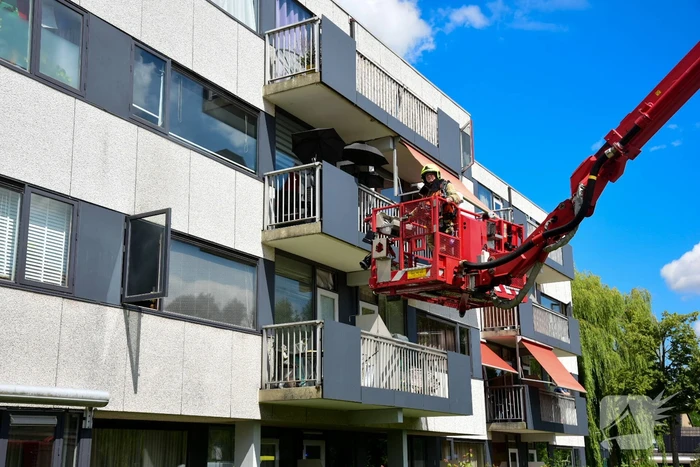 Flinke brand in appartementencomplex