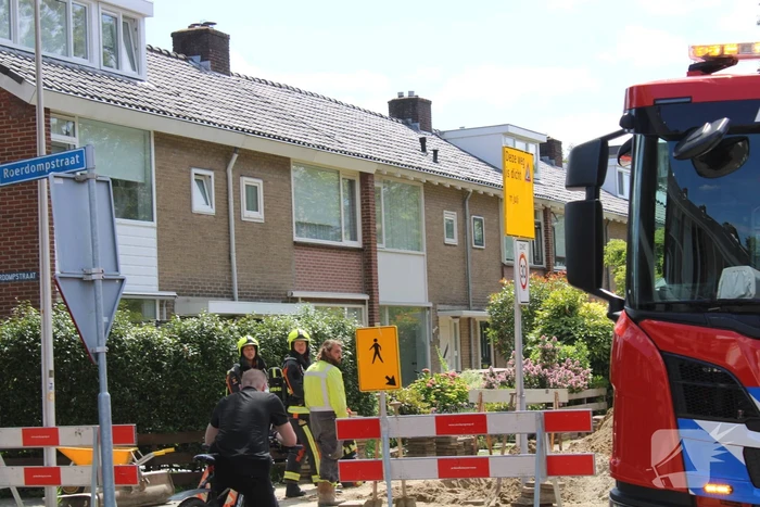 Gaslekkage door graafwerkzaamheden