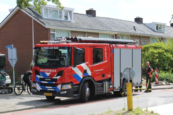 Gaslekkage door graafwerkzaamheden