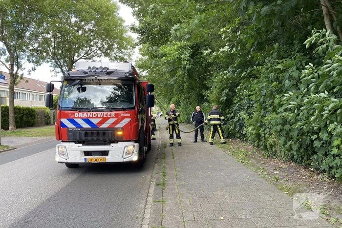Brand in bosschage snel geblust
