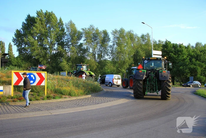 Politie voorkomt blokkade door boeren