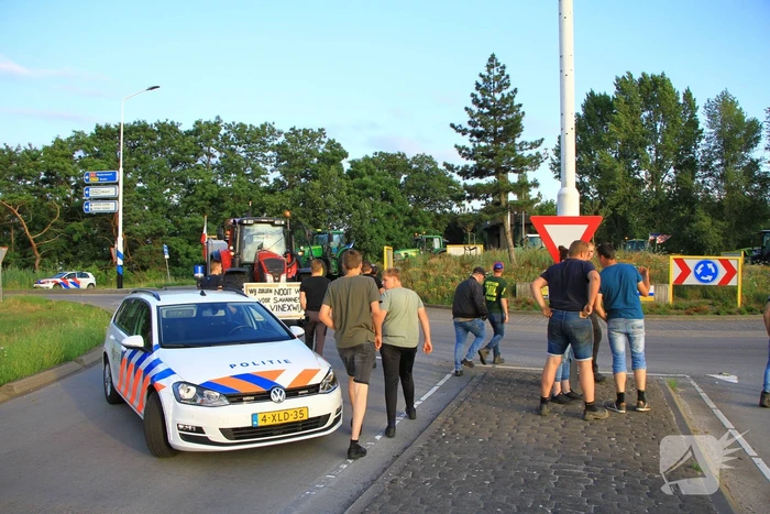 Politie voorkomt blokkade door boeren