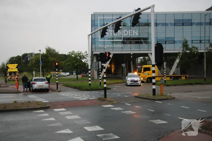 Politieauto betrokken bij ongeval