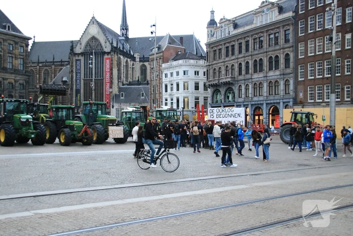 Demonstratie in centrum van hoofdstad