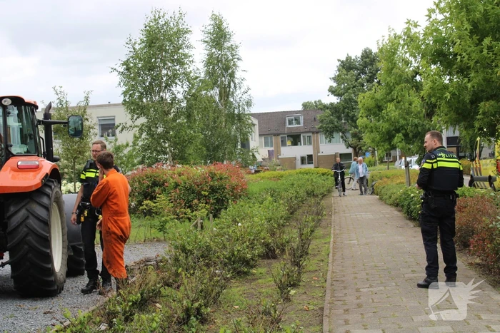 Fietsster gewond bij aanrijding met tractor