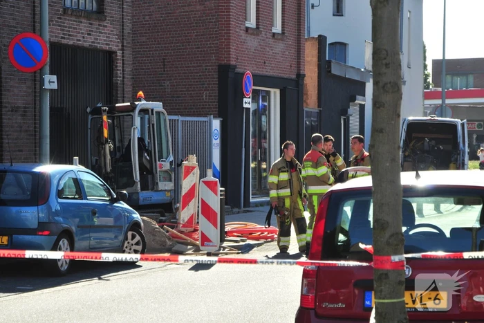 Onderzoek naar gaslucht bij werkzaamheden