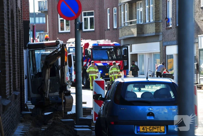 Onderzoek naar gaslucht bij werkzaamheden