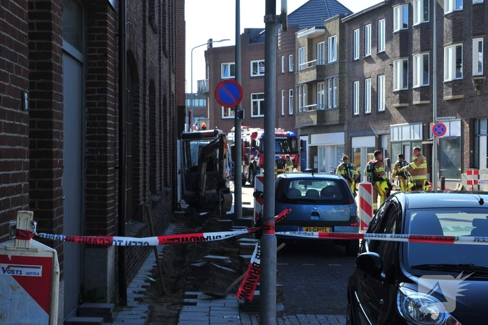 Onderzoek naar gaslucht bij werkzaamheden