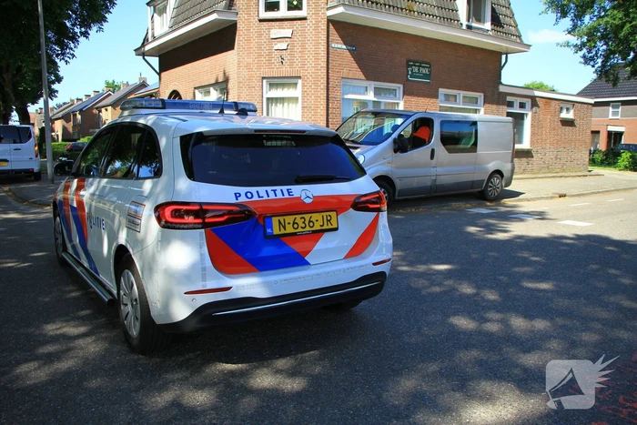 Straat afgezet naar gaslekkage