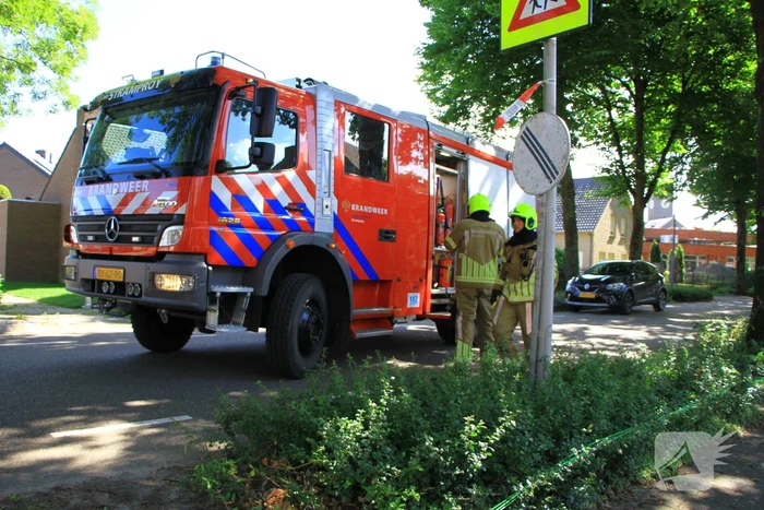 Straat afgezet naar gaslekkage