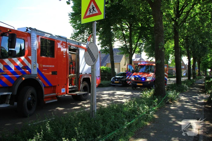Straat afgezet naar gaslekkage