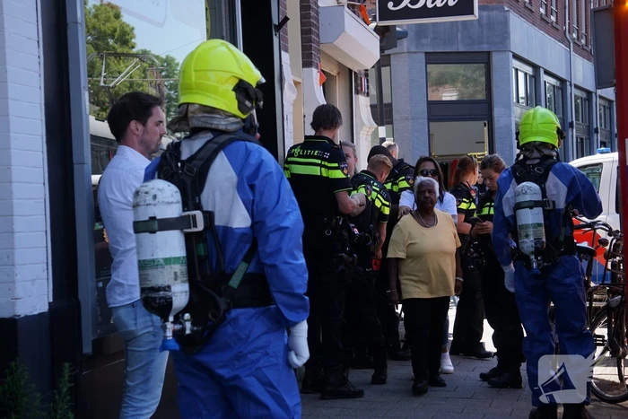 Brandweer doet onderzoek naar onbekende stof