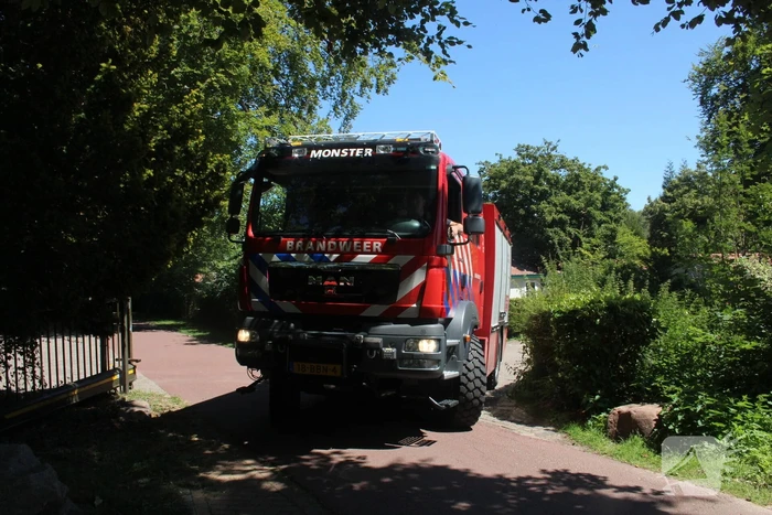 Zeer grote duinbrand naast Attractiepark Duinrell