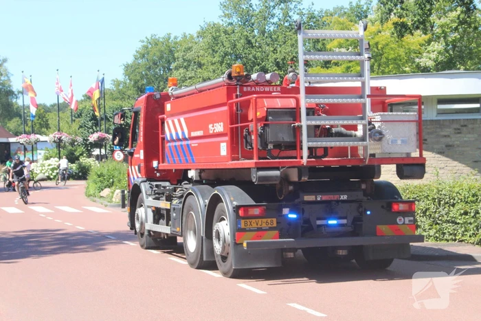 Zeer grote duinbrand naast Attractiepark Duinrell