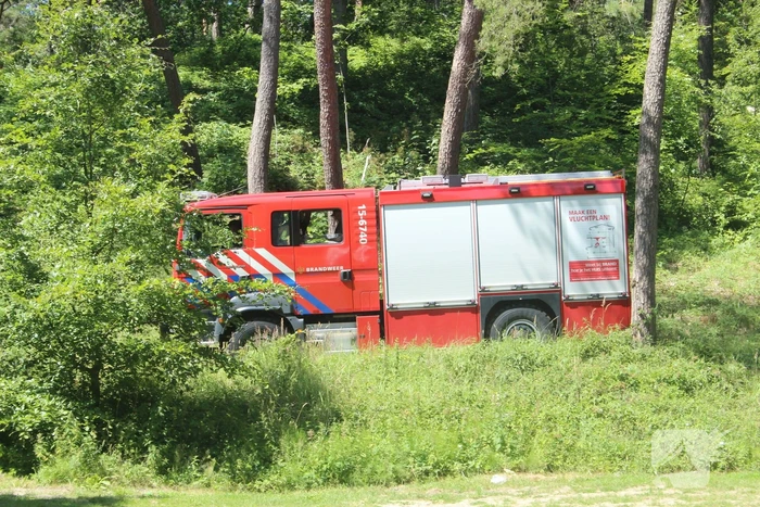 Zeer grote duinbrand naast Attractiepark Duinrell