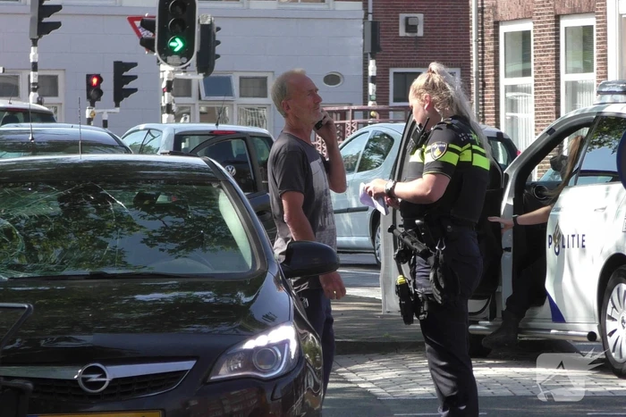 Fietser gewond bij botsing met auto