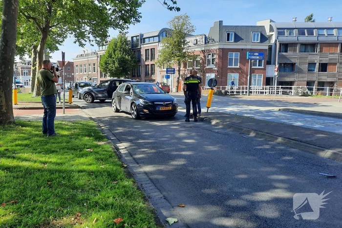 Fietser gewond bij botsing met auto
